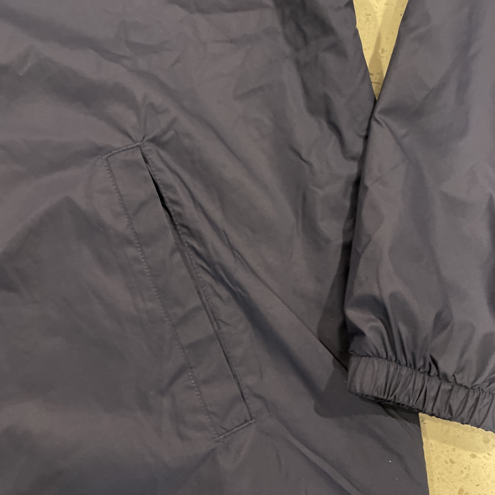 SACAI X NIKE Nike Club Coaches giacca a scatto vestibilità ampia uomo grande blu navy nuova FN3316 410