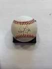 Davey Lopes Autographed Rawlings Baseball Card Official ROMLB