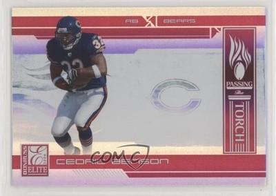 2006 Donruss Elite Passing the Torch Red /1000 Cedric Benson Gale Sayers HOF qw7