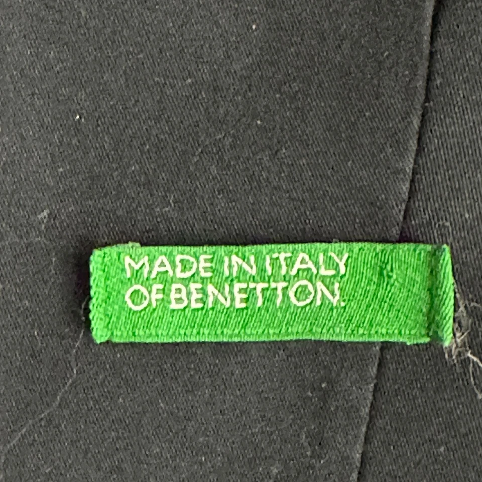 Abrigo Chaqueta Blazer United Colors Of Benetton Negro Hombres 52 Formal Italia Hecho Preparación Foto 3 de 4