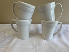 Fiesta Bistro Latte Mugs, Lot of 4 White. New. Capacity of 18 oz.
