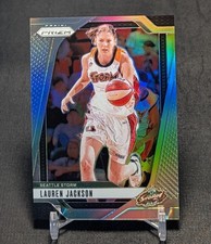 Lauren Jackson Silver Holo 2024 Panini Prizm WNBA Basketball #108 Seattle Storm