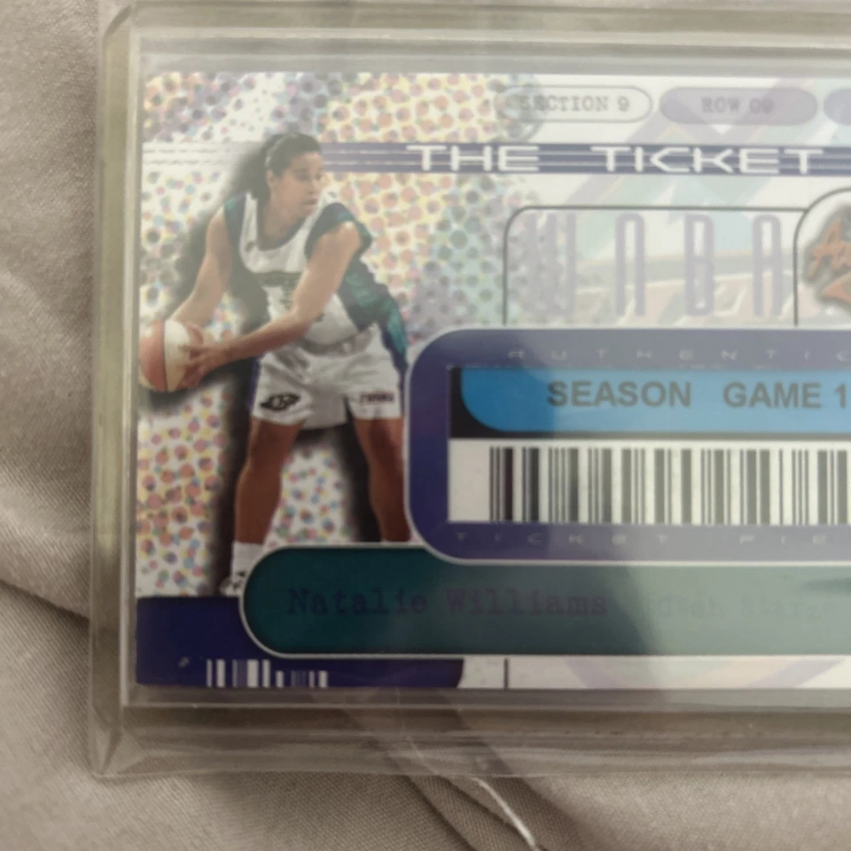 2002 Fleer Authentix WNBA The Ticket Natalie Williams 081/495 - Image 3 of 4
