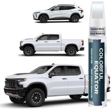 Summit White GAZ/WA8624 Touch Up Paint Compatible with Chevrolet, Car Paint ...