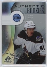 2024 Upper Deck SP Game Used Authentic Rookies Rainbow Foil 54/91 Josh Doan 5x5