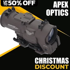 1-4x40 Rifle Scope EL-DR Type Scope 1-4x Variable Magnification Scope Red Cross