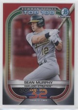 2021 Bowman Scouts Top 100 Red Refractor 1/5 Sean Murphy #BTP-32 0q0m