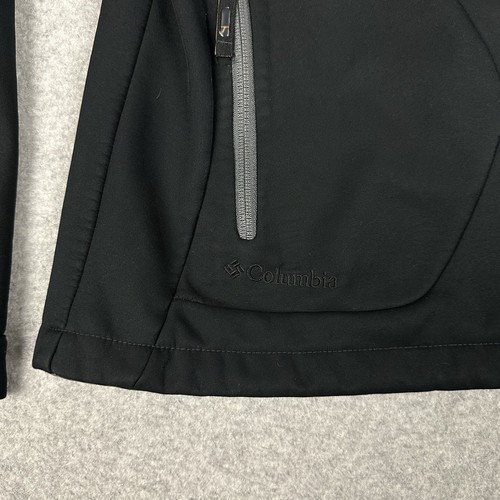 Columbia Titanium Tech Women's Full Zip Soft Shell Jacket Size XL Black Winter - Picture 9 of 15
