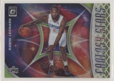 2019 Panini Donruss Optic Fantasy Stars Lime Green Prizm /149 Kawhi Leonard 1x9
