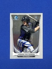 Jordan Patterson 2014 Bowman Chrome Prospects #BCP19 Auto Signed autograph