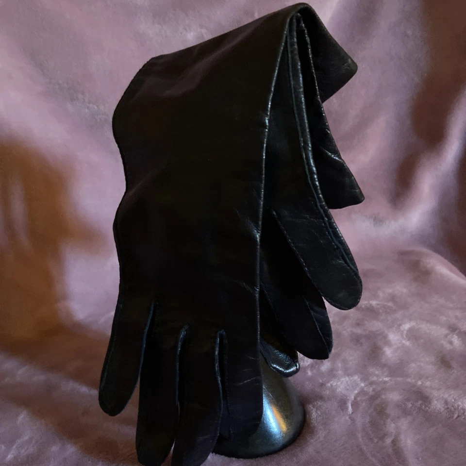 Guantes largos suaves de cuero Fownes para mujer talla 7 Foto 2 de 4