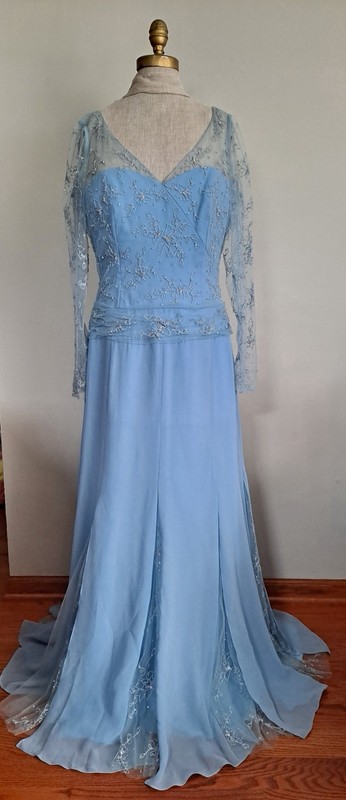 JADE by JASMINE Women’s Sz 10 Formal Gown Dress Blue NWT