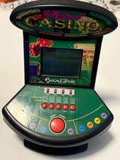 Excalibur 5 in 1 Deluxe Virtual CASINO Electronic HandHeld Poker Blackjack Game
