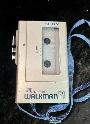 Vintage Sony Walkman F1 Cassette Player FM Radio Made In Japan Working