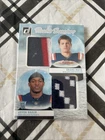 2024 Panini Donruss Rookie Holiday Sweater Dual Javon Baker, Drake Maye #RHDNE