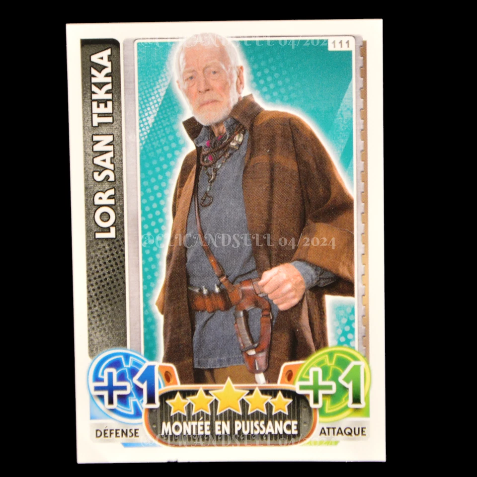 carte topps STAR WARS Force Attax Lor San Tekka : 111 - Photo 1/1
