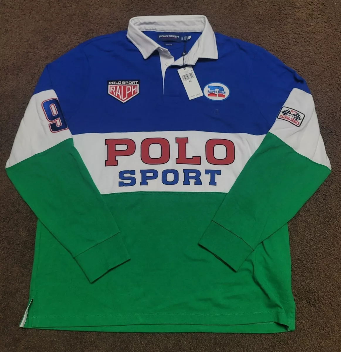 Polo Sport Ralph Lauren Motocross PRL Racing Series Polo shirt NEW Men XL