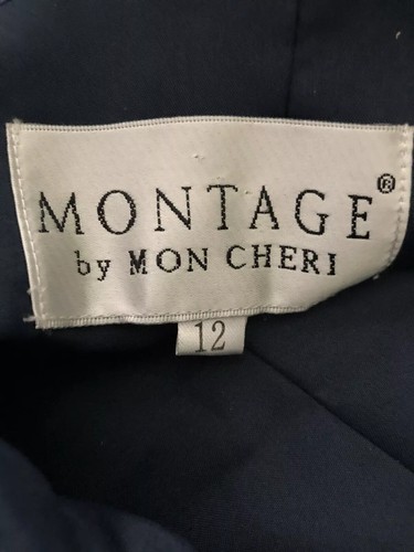 Montage By Mon Cheri 213978 Wedding & Formal Occasion Navy 10 / 12 - Picture 6 of 11