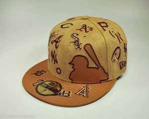 wheat fitted hat