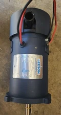 Powerful LEESON ELECTRIC MOTOR, 1/4hp, DC 24 Volt, 5/8" shaft. Part # C42D17NC5A
