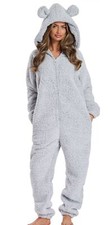 Damen Jumpsuit Overall Einteiler Freizeitanzug Hausanzug Tierkostüm Pyjama