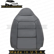 2001 2002 for Ford Explorer Sport Trac Driver Top Leather Seat Cover Gray