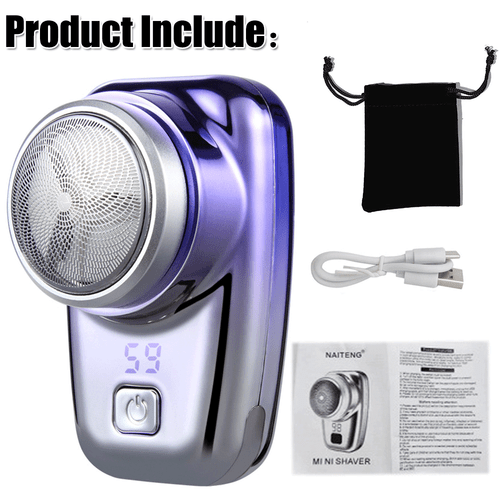 New Electric Double Blade Shaver Rechargeable Bald Head Beard Trimmer Kit IPX6 - Picture 24 of 24