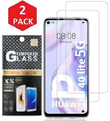 2x Huawei P40 Lite 5G Panzerfolie Premium Schutzglas 9H Echt Glas Display Schutz