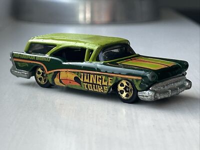 Hot Wheels HW ROAD TRIPPIN` 21/21 `57 BUICK - PAN-AMERICAN HIGHWAY JUNGLE TOURS