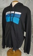 GoPro Zip Hoodie Sweatshirt Men's Large Logo Camera Gray Fleece Jacket New
