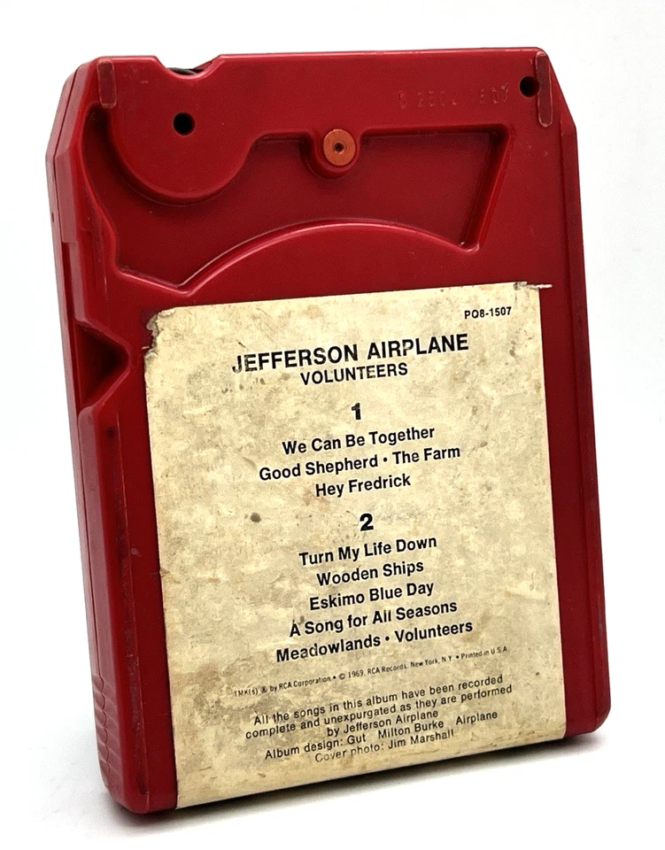 JEFFERSON AIRPLANE - VOLUNTEERS 8 TRACK RED QUAD TAPE RCA PQ8-1507 QUADRAPHONIC - Bild 4 von 4