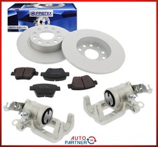 Bremssattel Bremsscheiben Beläge für VW Golf 5 / 6 Audi 8P Hinterachse 1KS 1KT