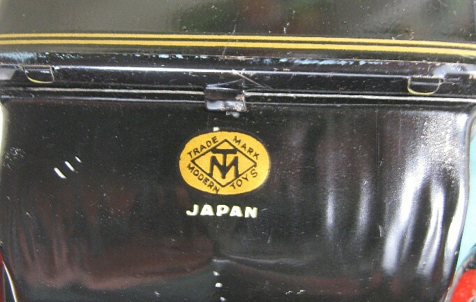 Vintage 1950's Painted Tin Friction Oldtimers No 3 TM Japan in Box