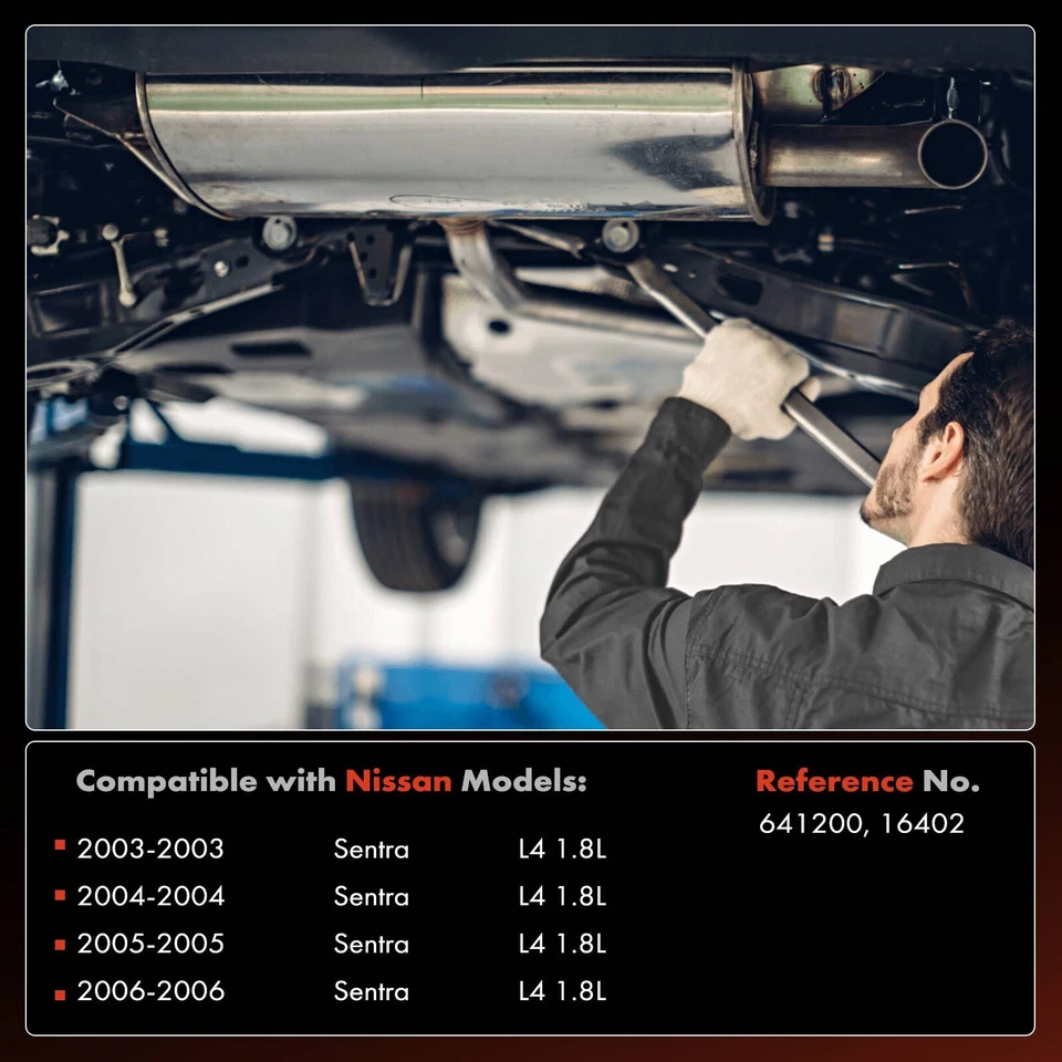 New Front Side Catalytic Converter for Nissan Sentra 2003 2004 2005 2006 L4 1.8L - Image 2 of 4