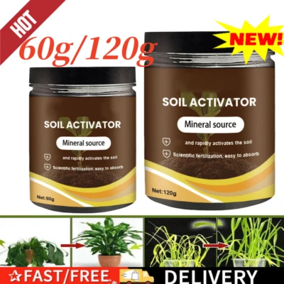 60/120g Soil -Activator - Soil Conditioner Plant & Flower Fertilizer HOT
