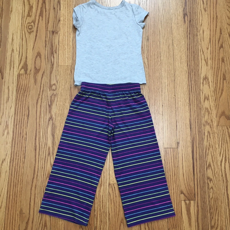 Xhilaration 短袖上衣阔腿裤睡衣 2 件套 — 第 2/4 张图片