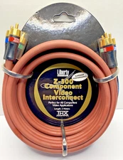 Liberty Wire & Cable: Z-300 Component Video Interconnect, 2 meters, Brand New!!