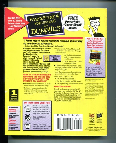 PowerPoint 4 for Windows for Dummies by Doug Lowe - 第 2/2 張圖片