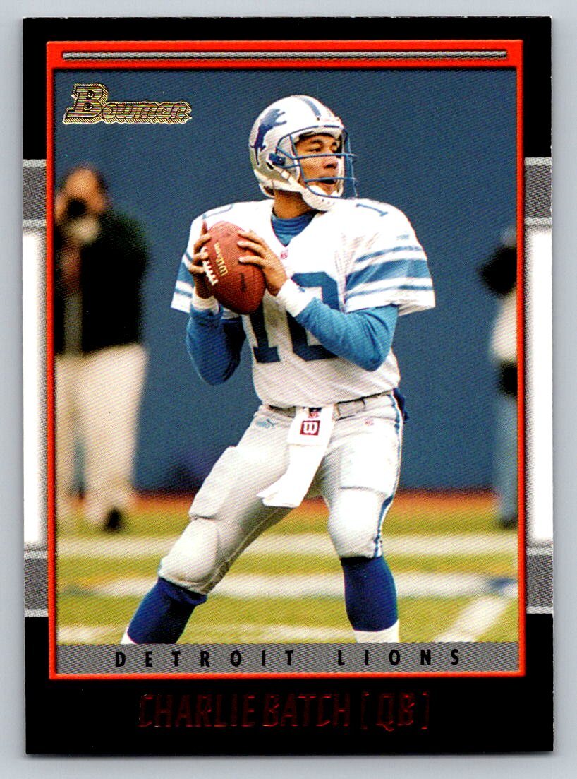 2001 Bowman #39 Charlie Batch Detroit Lions