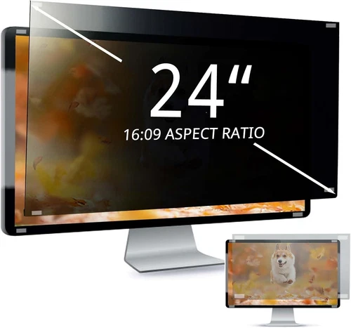24 Inch Monitor Privacy Screen Anti Glare Screen Protector 16:9