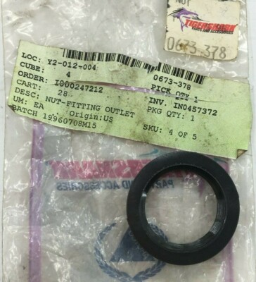 OEM Tigershark Pwc 0673-378 Outlet Fitting Nut Fits 1994-1999 Models