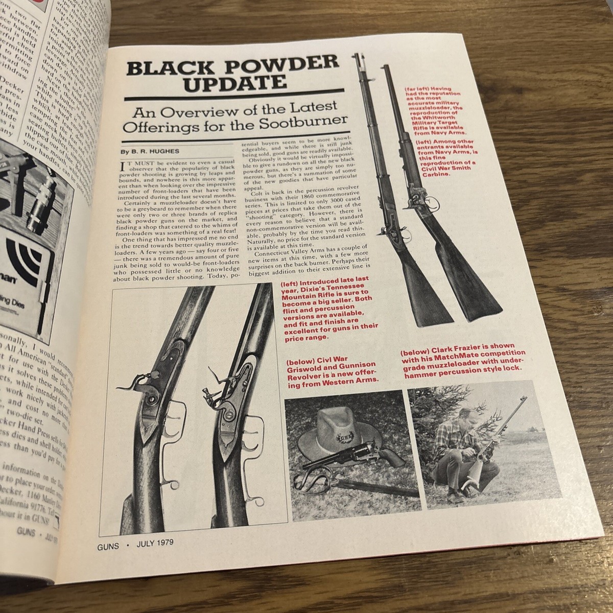 GUNS Magazine July 1979 Colt's Navy, H&R 301 Carbine | eBay