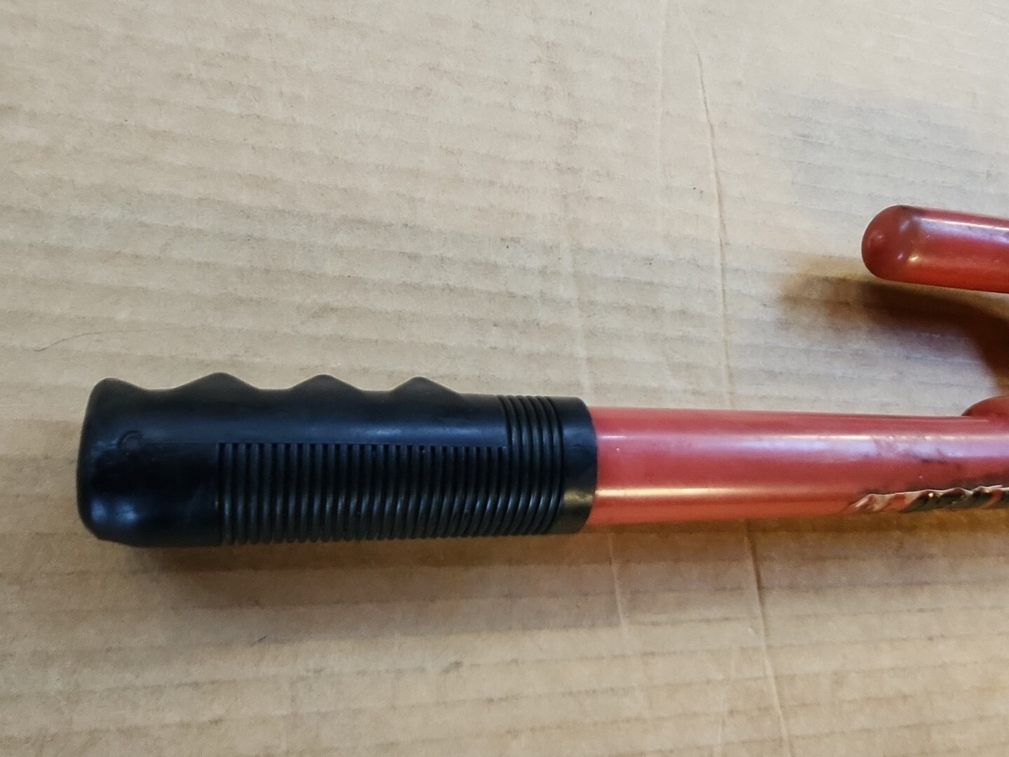 The Club Car Steering Wheel Lock Vintage Red & Black with Key eBay