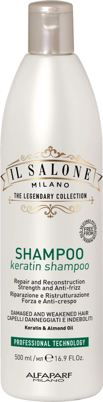 IL Salone Milano Professional Technology Keratin Shampoo Repair Anti Frizz 500ml