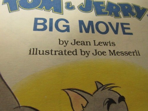 Vtg. 1985 "Tom & Jerry's Big Movie" by Jean Lewis Golden / Western Pub. Book - Picture 8 of 10