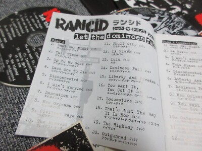 RANCID / let the dominos fall / JAPAN LTD 2CD&DVD OBI bonus track