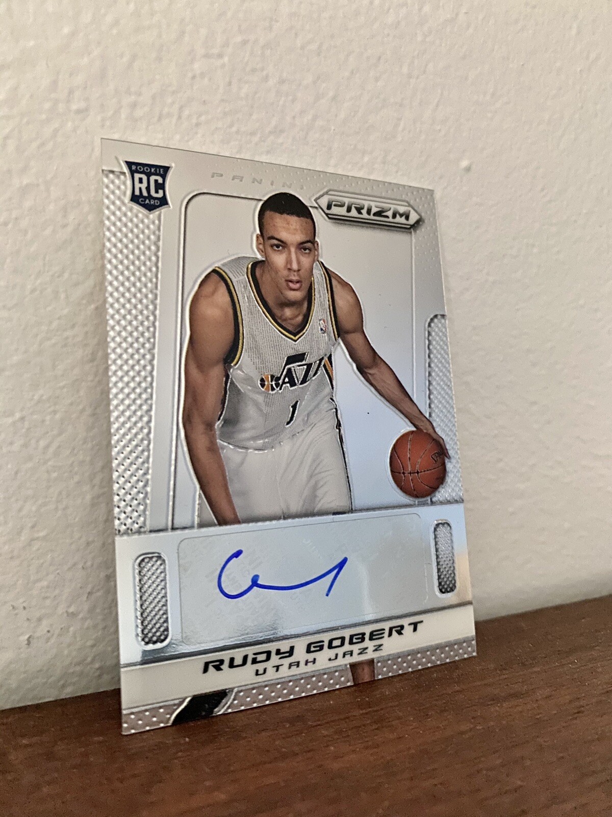 2013-14 Rudy Gobert Panini Prizm RC Auto