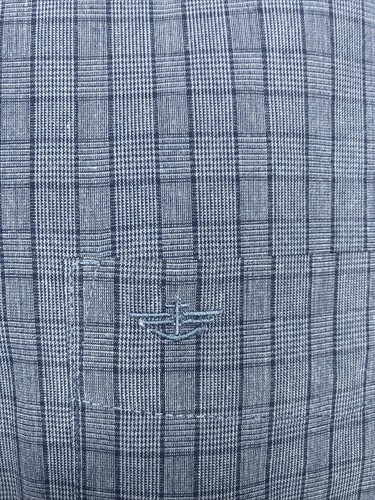 Dockers Button Shirt Men's 2XL Blue Plaid Long Sleeve - Picture 4 of 9