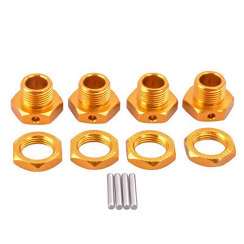 1/8 RC Car 17mm Alloy Wheel Hubs Nut Pin 81011 For HSP 94762 94081 HOBAO Team C - Picture 13 of 26