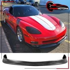 For 05-13 Chevy Corvette C6 Base Models ZRL Style Unpainted Front Lip Spoiler PU
